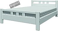 Односпальная кровать Bravo Мебель Вероника 2 90x200 белый античный