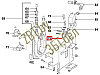 Переходник клапана F-образный для кофемашин DeLonghi 5332188800, фото 2