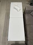 Массажный стол 190х70хРВ (белый) с подушкой, фото 5