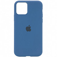 Чехол Silicone Case для Apple iPhone 14 Pro Max, #38 Denim blue (Стальной синий)