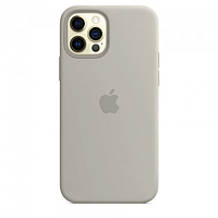 Чехол Silicone Case для Apple iPhone 14 Pro Max, #11 Stone (Светло-серый)