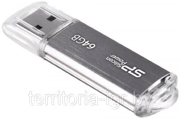 USB-накопитель 64GB Ultima II i-series SP064GBUF2M01V1S cеребристый Silicon Power - фото 4 - id-p192754756