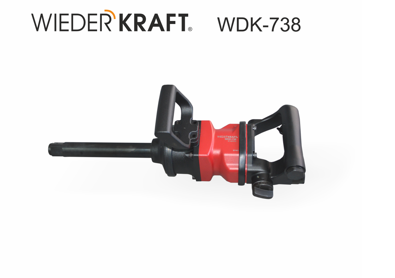 Пневмогайковерт ударный WIEDER KRAFT WDK-738 для грузовых автомобилей - фото 3 - id-p24935039