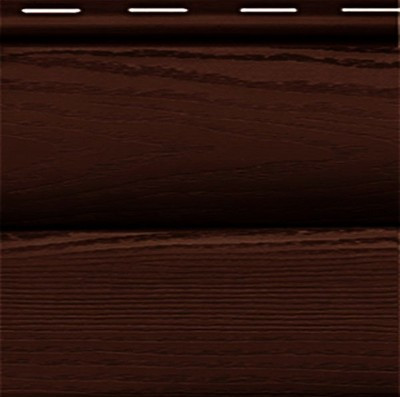 Виниловый сайдинг BlockHouse FineBer Тёмный дуб Extra Color - фото 1 - id-p24901181