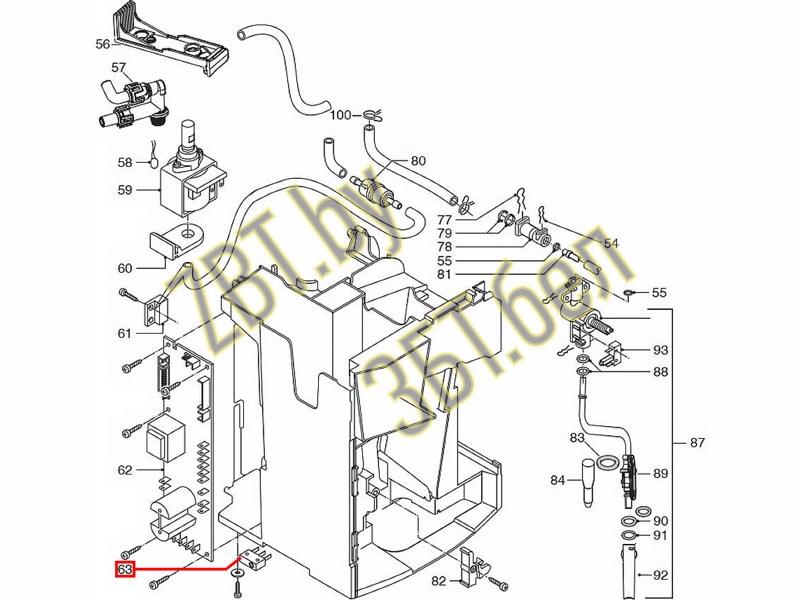 Микровыключатель дозатора для кофемашины DeLonghi 5132105400 - фото 5 - id-p35828912