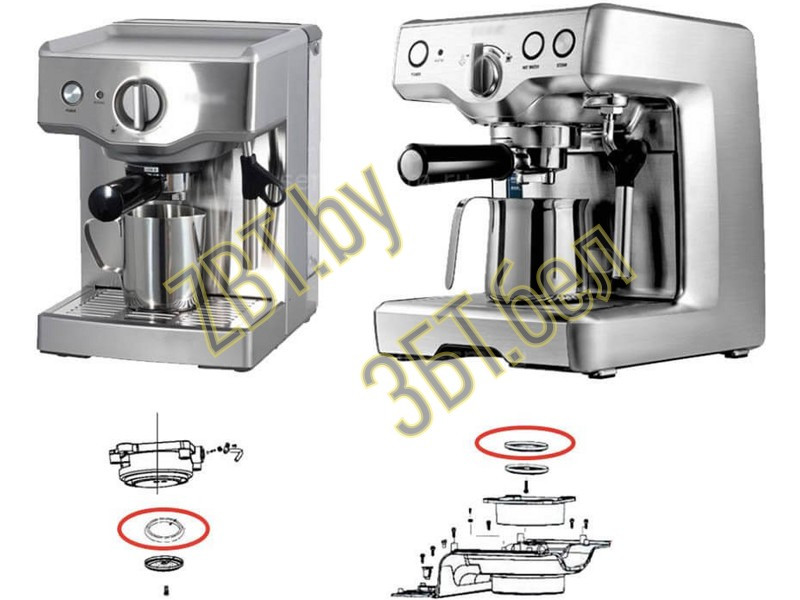 Прокладка силиконовая для кофеварки Zelmer, Krups 00756787 (MS-620342) - фото 4 - id-p49461223
