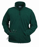 Мужская куртка из флиса ярко-зеленого цвета на молнии NORTH, фото 6