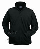Мужская куртка из флиса темно-серого цвета на молнии NORTH 55000, фото 7