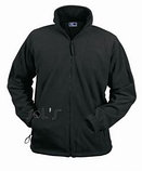 Мужская куртка из флиса серого цвета на молнии NORTH 55000, фото 8