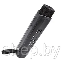 Беспроводной микрофон-колонка  караоке ZQS-K22   Цвет : черный
