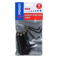 Набор ключей TORX, 9 предметов, РОКОТ