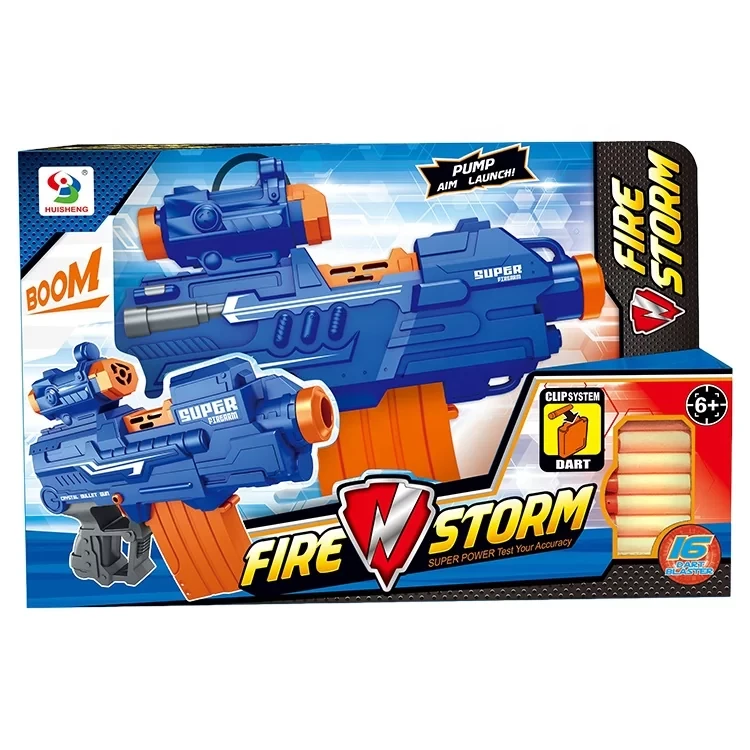 Игрушечное оружие-бластер "Fire Storm" с мягкими пулями