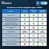 Sonoff POW Elite POWR320D ( (Умное Wi-Fi реле с функцией контроля и управления энергопотреблением), фото 3