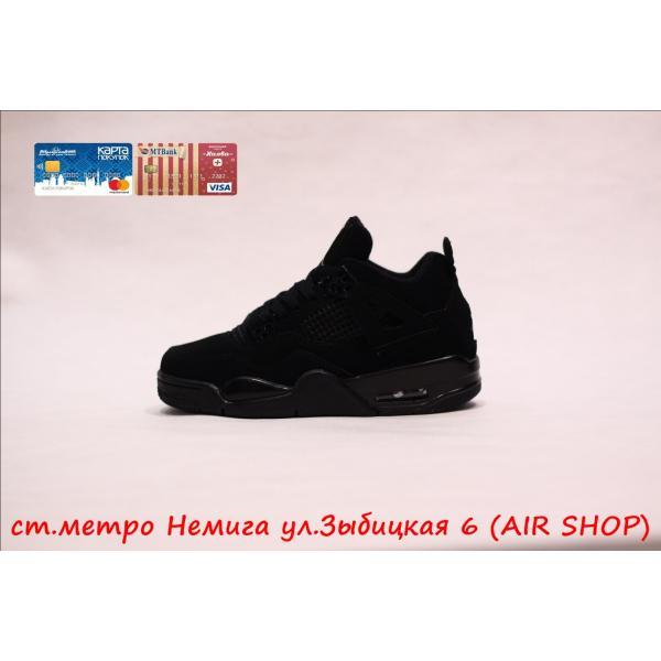 Nike Jordan 4 Black Cat Winter, фото 1