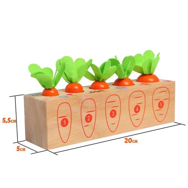 Развивающий набор Лесная мастерская Посади разные морковки - фото 4 - id-p192846045