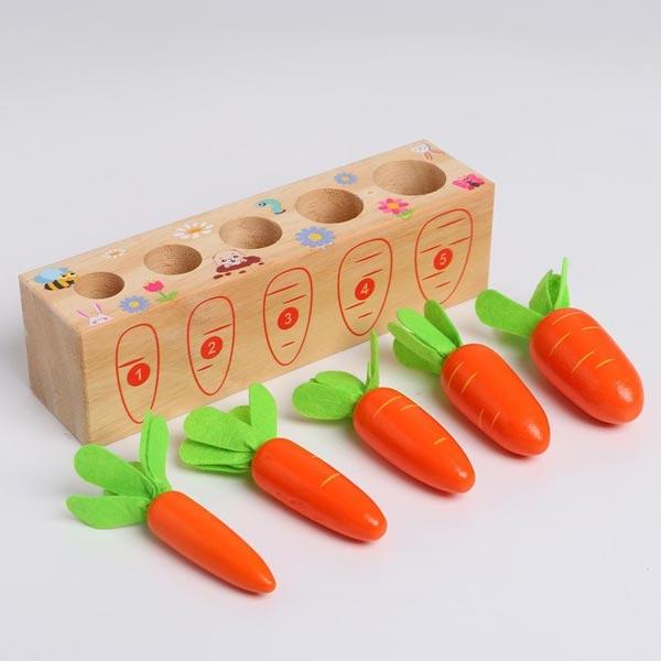 Развивающий набор Лесная мастерская Посади разные морковки - фото 3 - id-p192846045