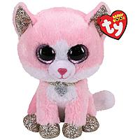 Игрушка мягконабивная Кошка FIONA серии "Beanie Boo's", 24 см.