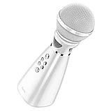 Микрофон беспроводной с колонкой Hoco BK6 цвет: розовый,черный,белый, фото 3