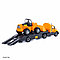 Набор игрушечной техники Полесье Майк с трактором-погрузчиком 55743 в сеточке, фото 4