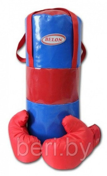 НБ-003 Набор для бокса, боксерская груша с перчатками, 60 см, тент - фото 7 - id-p166329533