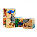 Кубики деревянные «Учим животных», набор 4 шт., фото 8