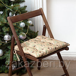 Подушка на стул Этель "Spruce branches" 42х42х7см, 100%хл, саржа 190 г/м2