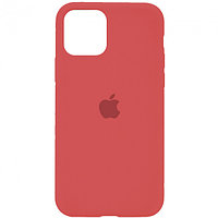 Чехол Silicone Case для Apple iPhone 14, #25 Camellia (Красная роза)