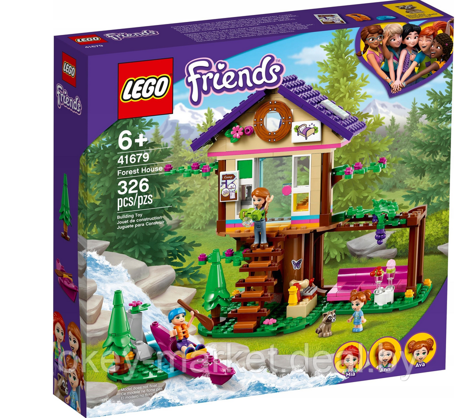 Конструктор LEGO Friends Домик в лесу 41679 - фото 1 - id-p192860028