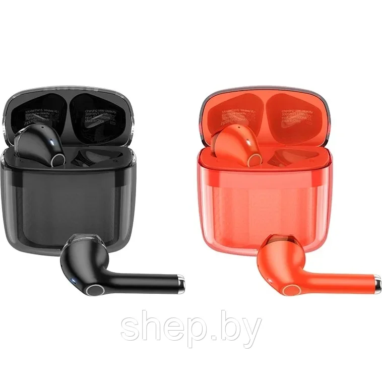 Беспроводные наушники Hoco EW15 TWS цвет: красный,черный