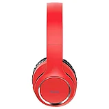 Беспроводные наушники Hoco W28 полноразмерные с микрофоном цвет: черный,красный,синий, фото 5