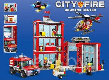 LX.A487 Конструктор City "Пожарная часть", 784 детали, аналог LEGO - фото 1 - id-p192860025