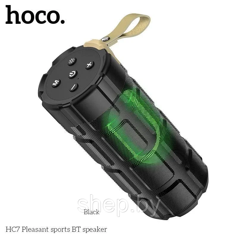 Беспроводная спортивная колонка Hoco HC7 цвет: серый,бирюзовый,красный,черный - фото 1 - id-p168123475