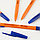 Ручка шариковая синяя "Darvish" корпус оранжевый, фото 3