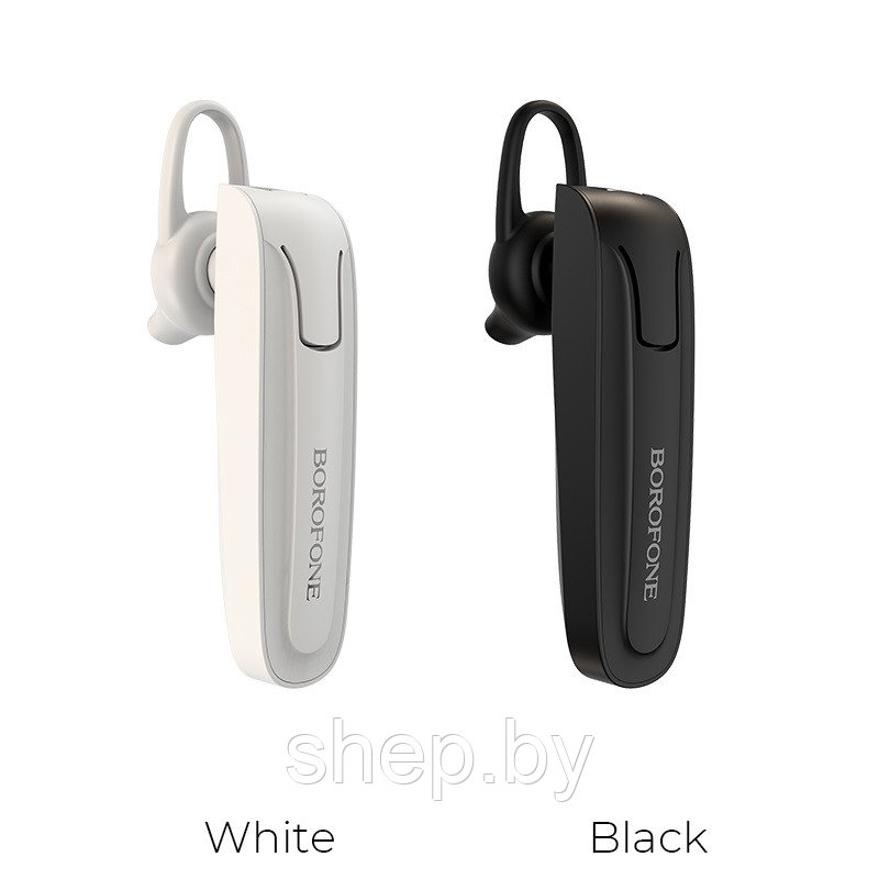 Bluetooth-гарнитура BOROFONE BC21, цвет: черный,белый - фото 1 - id-p172250057