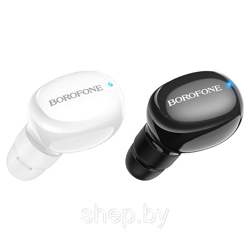 Bluetooth-гарнитура BOROFONE BC34 mini, цвет: черный,белый - фото 1 - id-p172250087