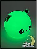 Силиконовый  мягкий светильник - ночник "Панда" в двух расцветках, фото 5