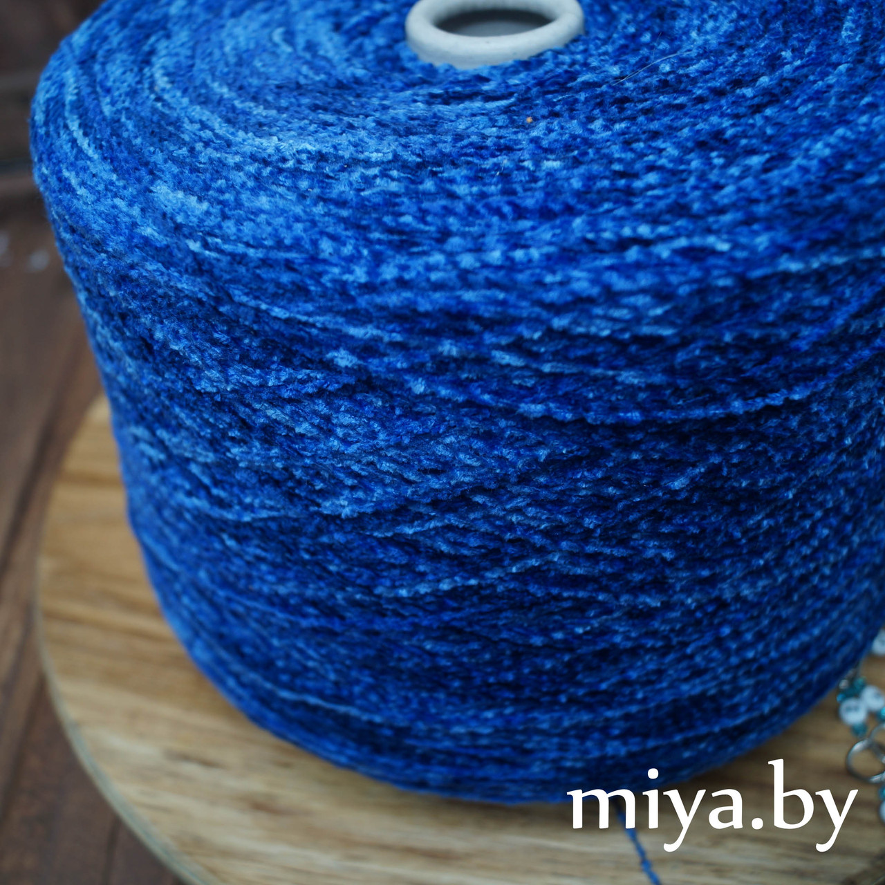 Fashion Mill SPA, велюр (100%ПА), 600м/100гр цвет голубой меланж - фото 2 - id-p192863075