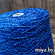Fashion Mill SPA, велюр (100%ПА), 600м/100гр цвет голубой меланж, фото 3