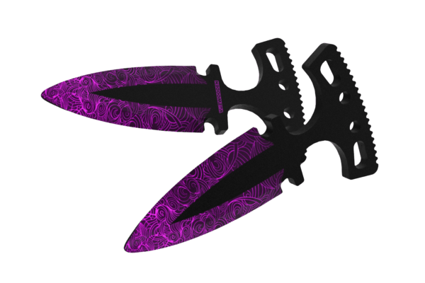 Деревянный тычковый нож VozWooden Демоническая сталь / Dual Daggers (Стандофф 2) набор - фото 6 - id-p192863082