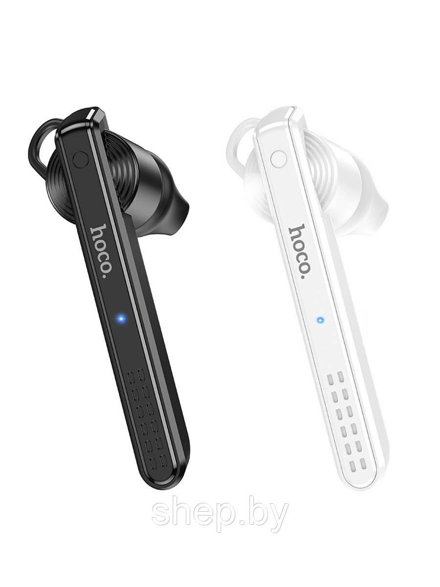 Bluetooth-гарнитура Hoco E61 цвет: черный,белый - фото 1 - id-p171396161