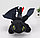 Мягкая игрушка из м/ф Как приручить дракона Беззубик 18см черный, фото 2