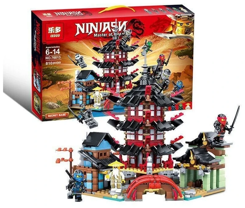 Конструктор Ninja Ниндзя "Храм Ниндзя", 810 деталей, аналог Лего, фото 1