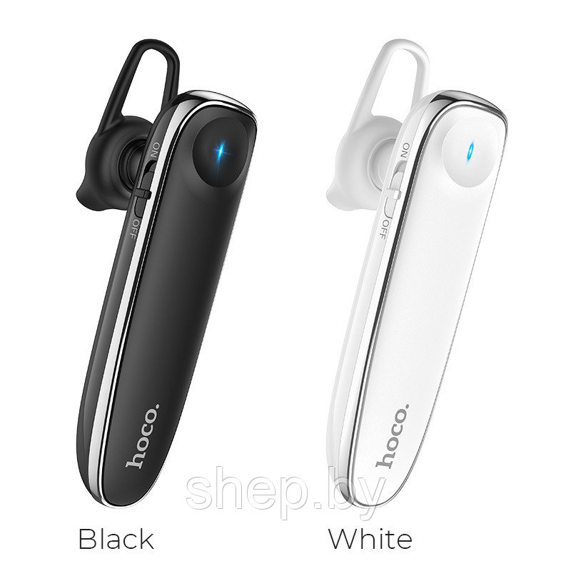 Bluetooth-гарнитура Hoco E49 цвет: белый , черный - фото 1 - id-p192863132