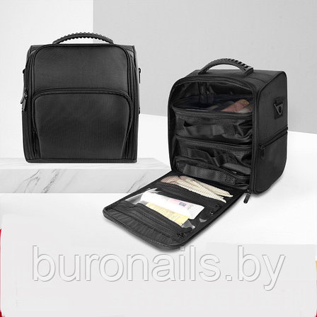 Профессиональная, универсальная  сумка 4 в 1, для Бьюти-мастера  ,черная  , большая, фото 2