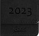 Планинг датированный 2023 305x140 мм  "Ritter", под кожу, черный, фото 3