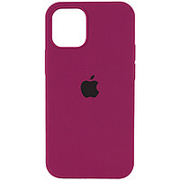 Чехол Silicone Case для Apple iPhone 13 Pro Max, #36 Rose red (Бордовый)