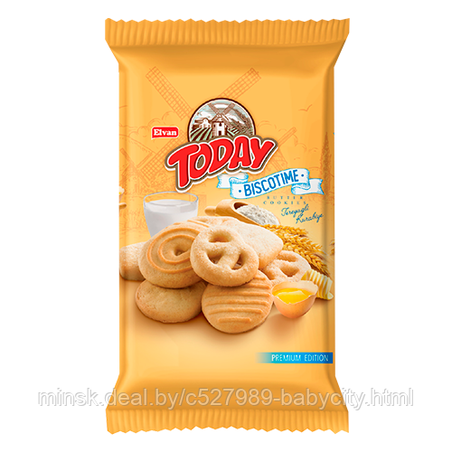 Печенье сливочное “Today Biscotime Biscuits”