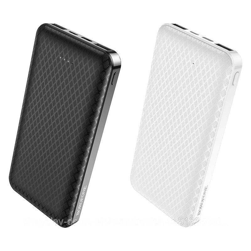 Внешний аккумулятор BOROFONE BJ3 10000mAh цвет: черный,белый