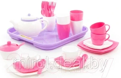 Набор игрушечной посуды Полесье Алиса на 4 персоны / 58973 - фото 2 - id-p192875763