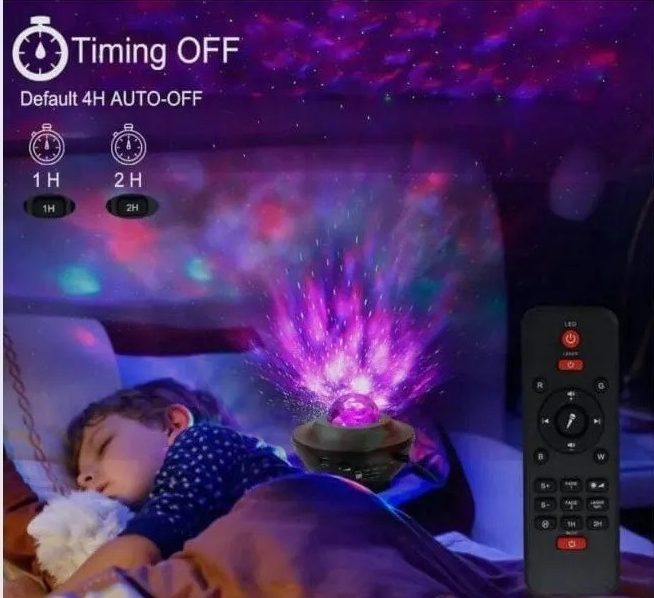 Ночник звездного неба Starry Projector Light (10 световых режимов, 3 уровня яркости, USB - фото 2 - id-p192885521